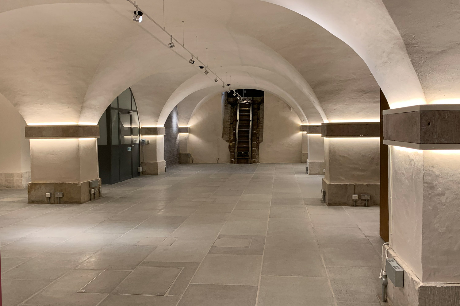 Interior church undercroft
